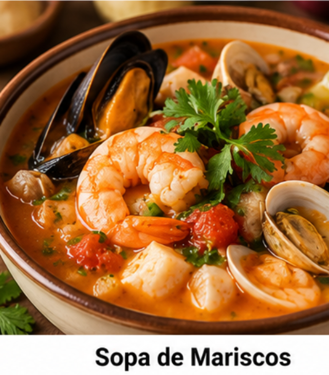 Sopa de Mariscos.