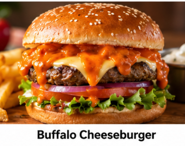 Buffalo Cheeseburger.