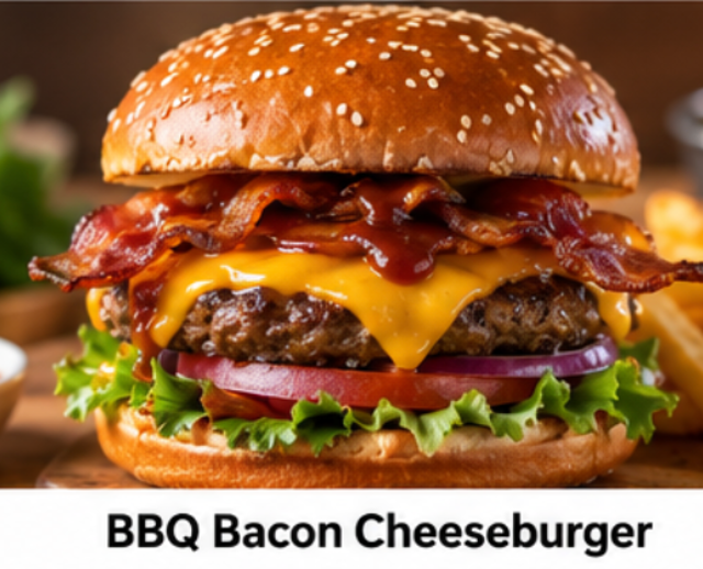 BBQ Bacon Cheeseburger.