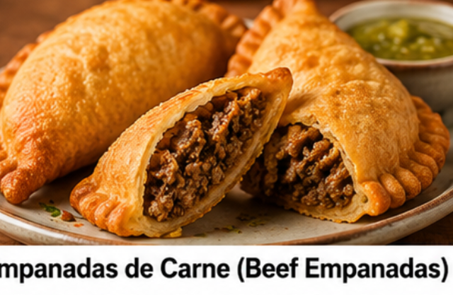 Empanadas de Carne (Beef Empanadas).