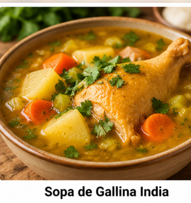 Sopa de Gallina India.
