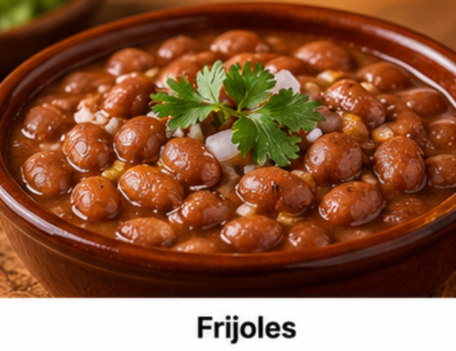 Frijoles.