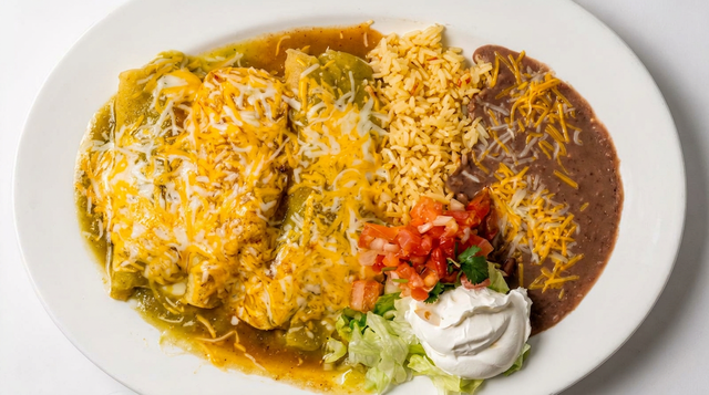 Bean Enchiladas.