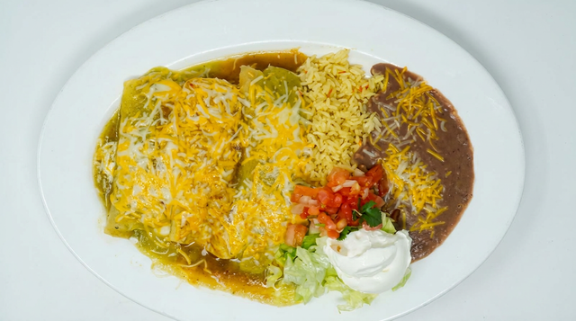 Seafood Enchiladas.